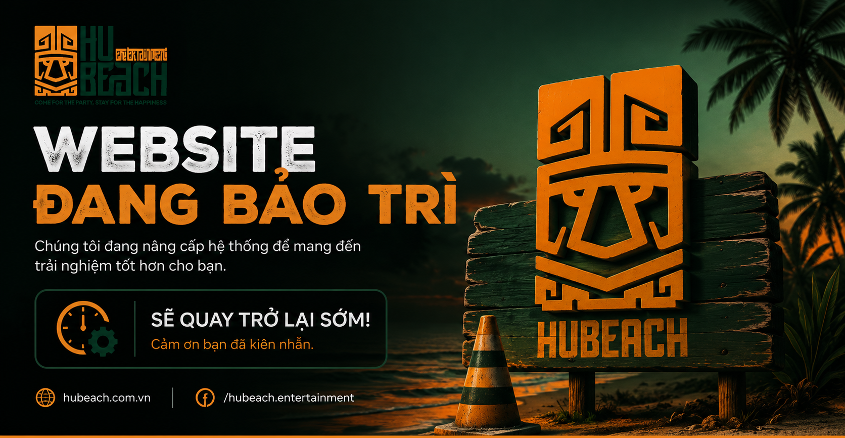 HU BEACH Website Maintenance